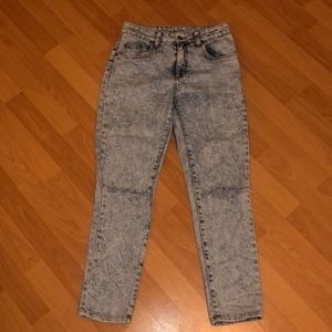 LF Carmar acid washed skinny jeans